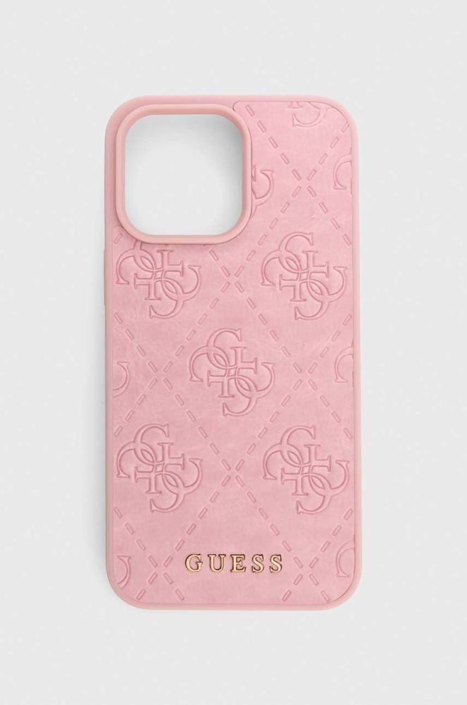 Чохол на телефон Guess iPhone 15 Pro Max 6.7 колір рожевий (3646464)