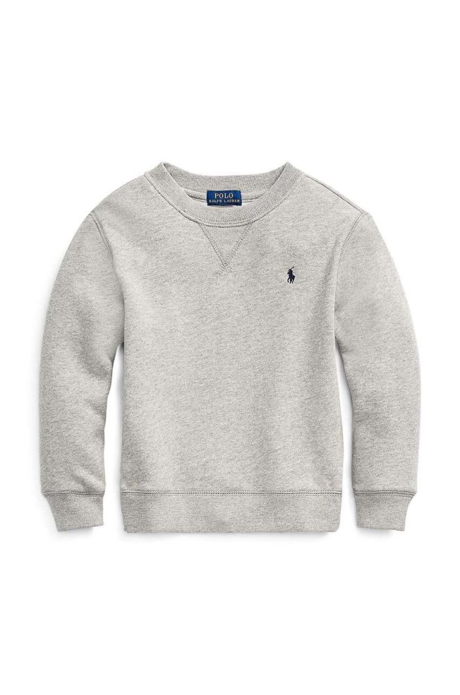 Дитяча кофта Polo Ralph Lauren колір сірий гладка (1470203)