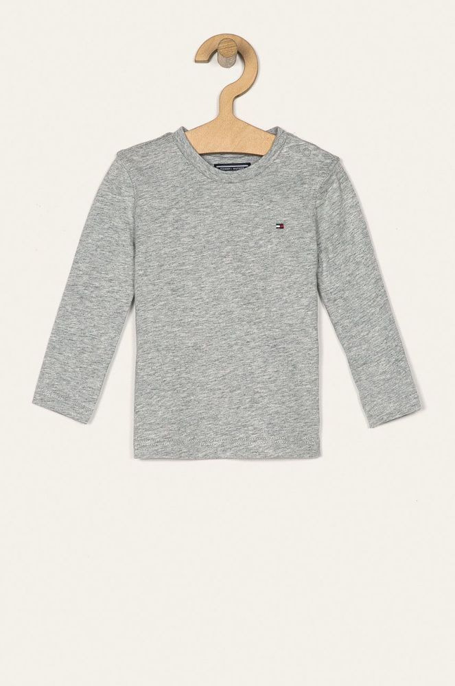 Tommy Hilfiger - Дитячий лонгслів 74-176 cm колір сірий (822865)
