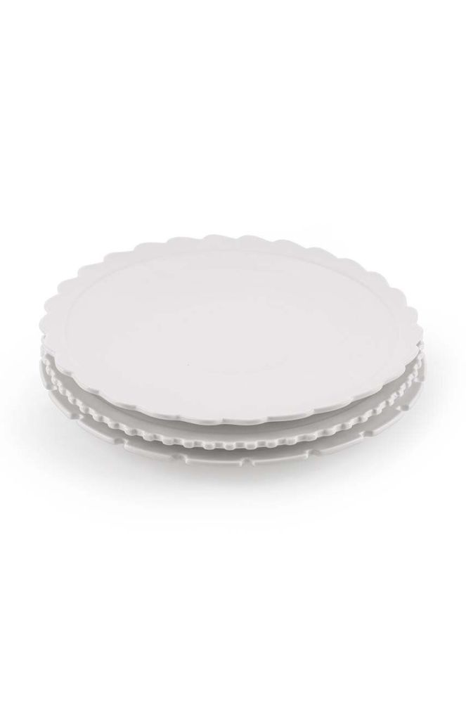 Набір тарілок Seletti Machine Collection 3-pack колір білий