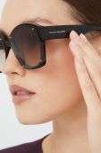 Сонцезахисні окуляри Alexander McQueen жіночі колір коричневий (2476026)