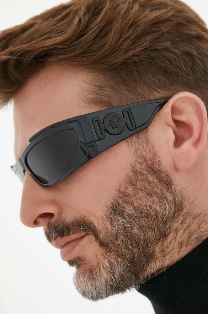 Сонцезахисні окуляри Versace чоловічі колір чорний (3268628)