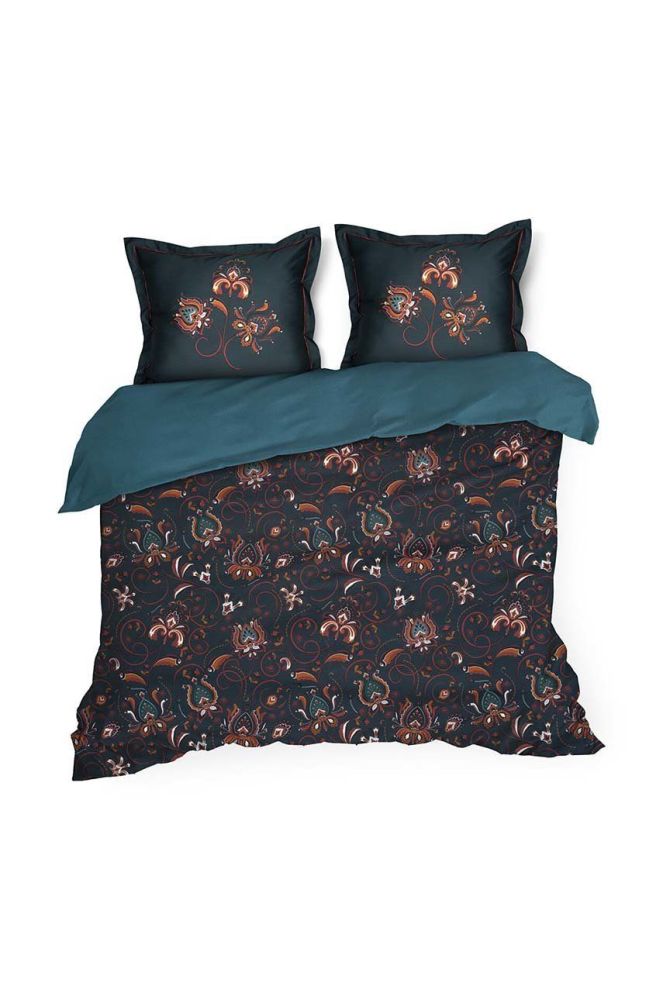 Бавовняний постільний комплект Terra Collection Marocco 220x200/70x80 cm колір барвистий (2876014)