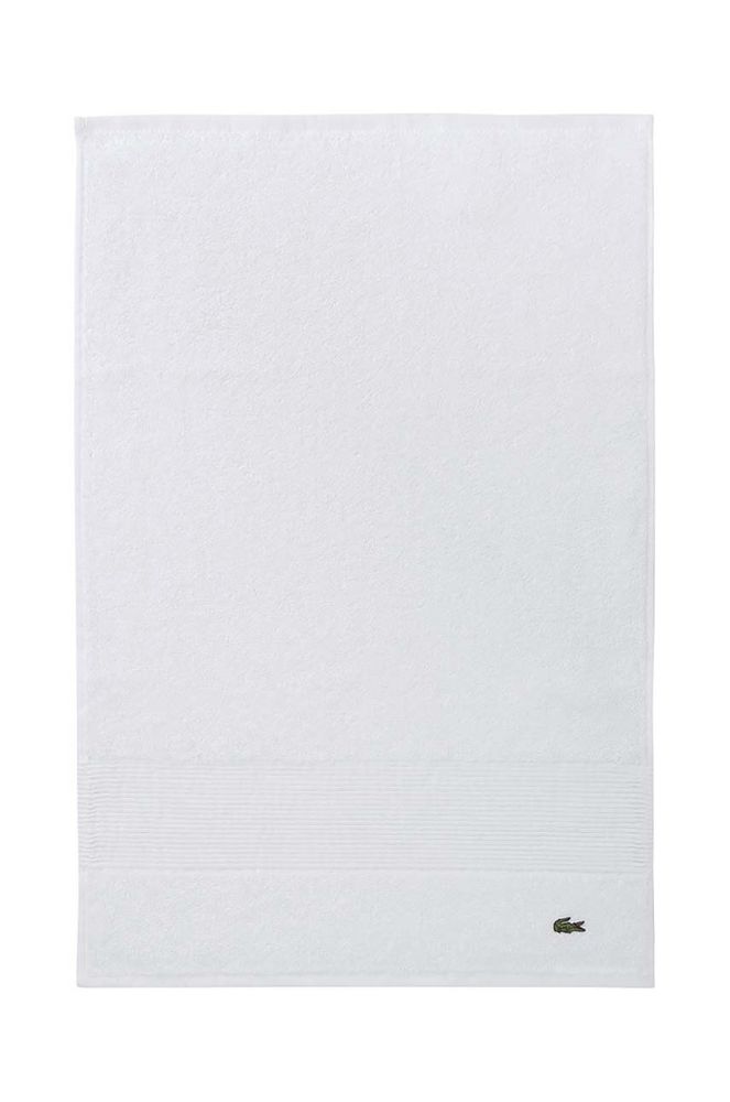 Маленький бавовняний рушник Lacoste 40 x 60 cm колір білий (2950647)