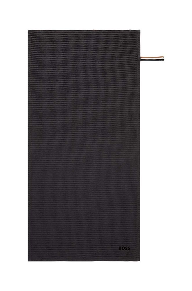 Бавовняний рушник Hugo Boss Waffle Handtowel 50 x 100 cm колір блакитний