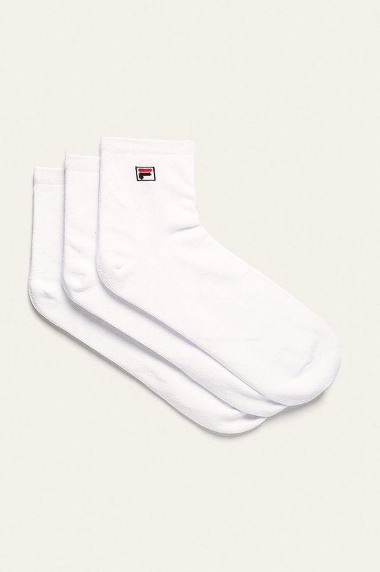 Шкарпетки Fila (3 pack) чоловічі колір білий