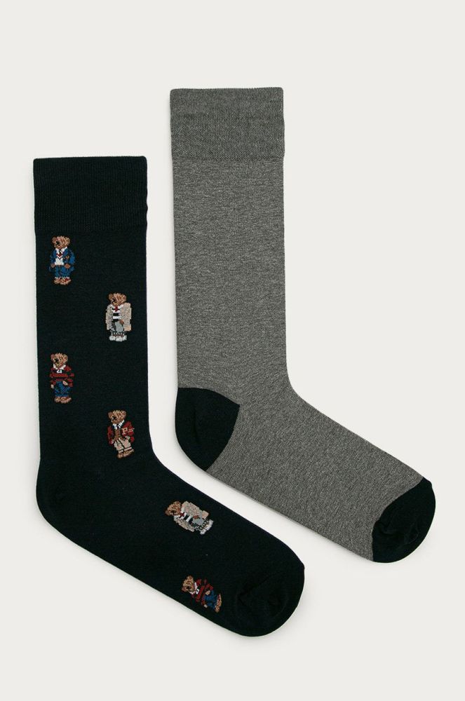 Polo Ralph Lauren - Шкарпетки (2-pack) колір барвистий (1401900)