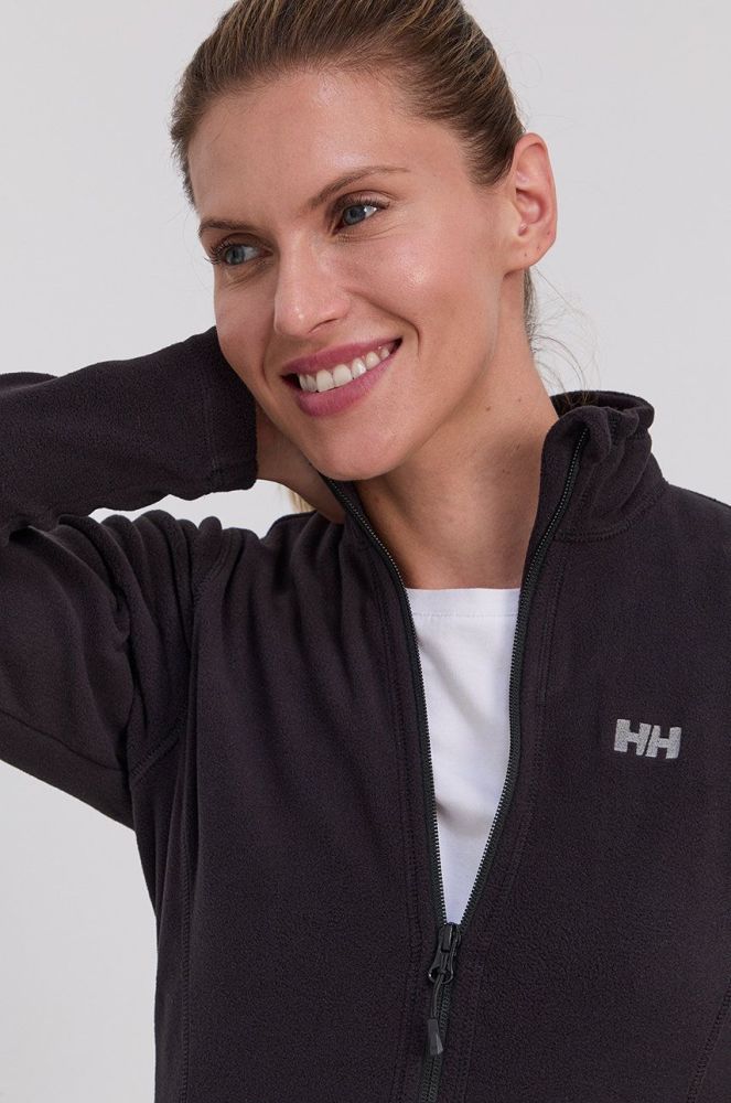 Кофта Helly Hansen жіноча колір чорний гладка