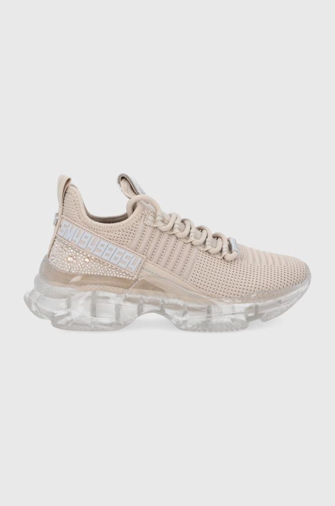 Черевики Steve Madden Maxilla-R колір бежевий на платформі
