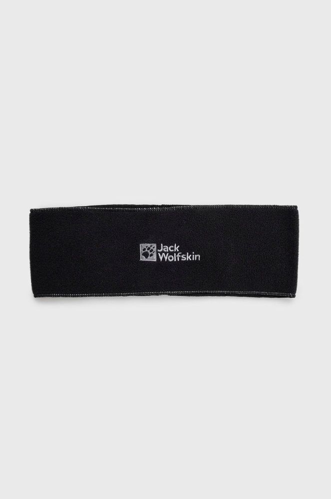 Jack Wolfskin Пов'язка на голову Real Stuff колір чорний (2585092)