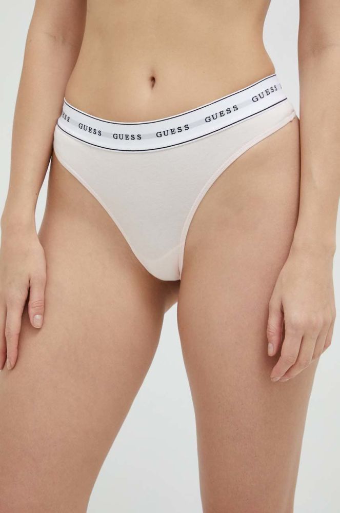 Стринги Guess колір рожевий (2758588)