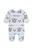 Kenzo Kids Дитячі бавовняні повзунки колір блакитний (2700251)