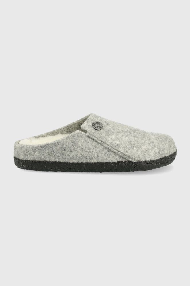 Вовняні дитячі тапочки Birkenstock колір сірий Narrow Width (2354031)