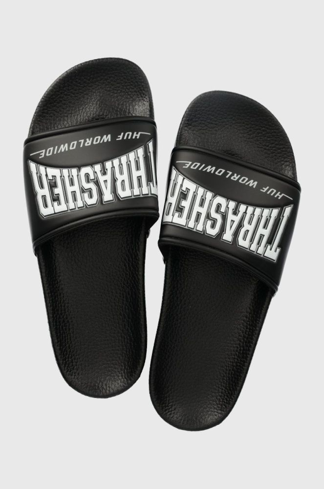 Шльопанці HUF X Trasher чоловічі колір чорний
