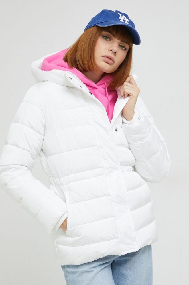 Куртка Tommy Jeans жіноча колір білий зимова (2821023)