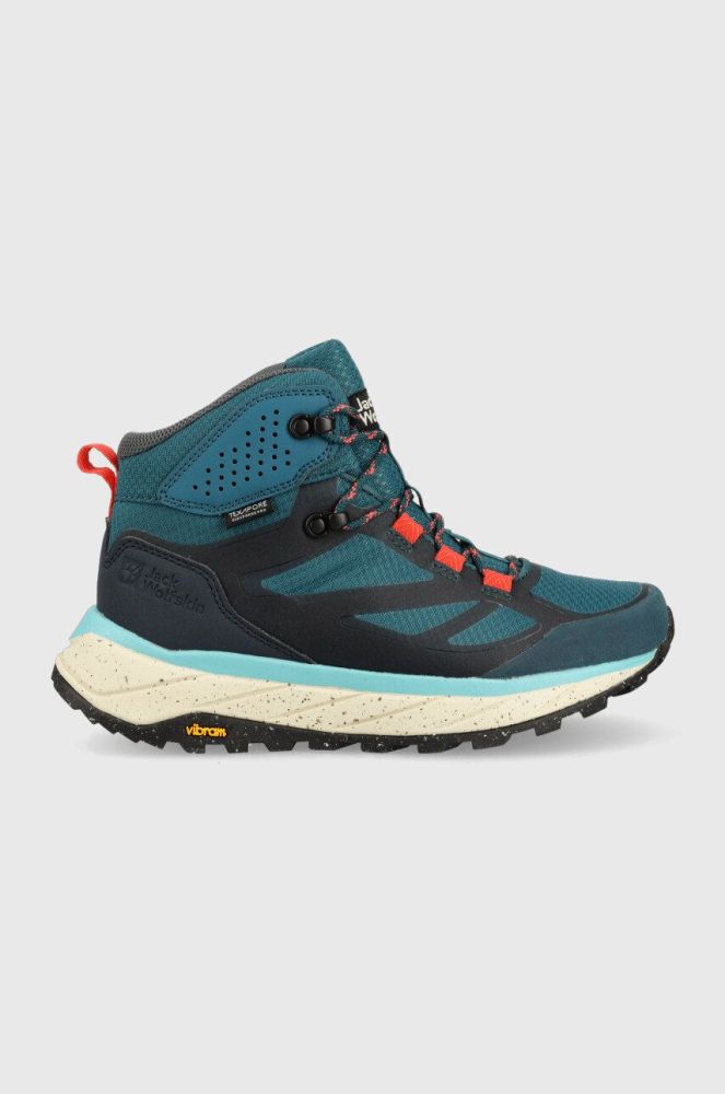 Черевики Jack Wolfskin Terraventure Texapore Mid жіночі колір бірюзовий утеплені