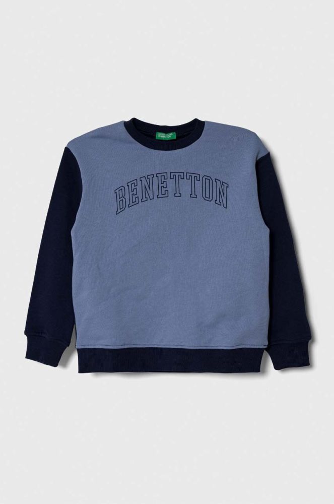 Дитяча бавовняна кофта United Colors of Benetton з принтом колір барвистий (3390377)