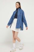 Джинсова сорочка Tommy Jeans жіноча relaxed класичний комір колір блакитний (3434068)