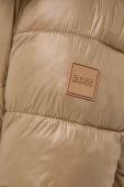 Куртка BOSS жіноча колір бежевий зимова
