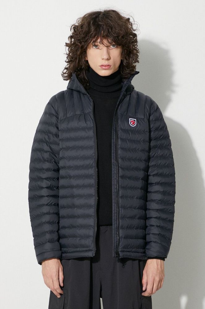 Куртка Fjallraven Expedition L?tt чоловіча колір чорний перехідна
