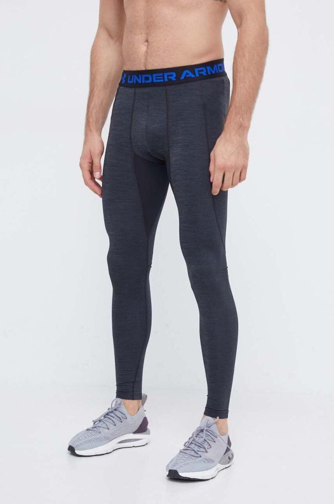 Легінси для тренувань Under Armour колір сірий меланж (3648198)