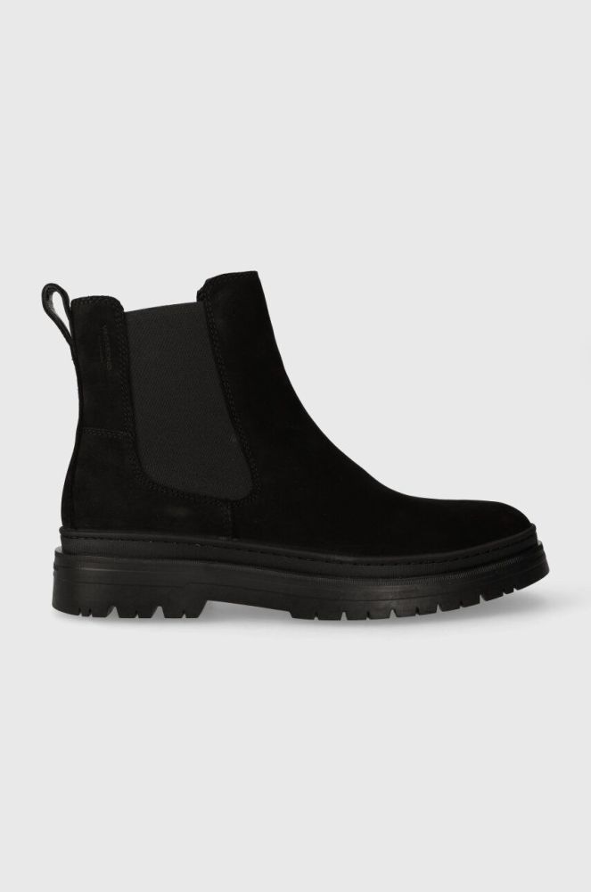 Замшеві черевики Vagabond Shoemakers JAMES чоловічі колір чорний 5680.150.20