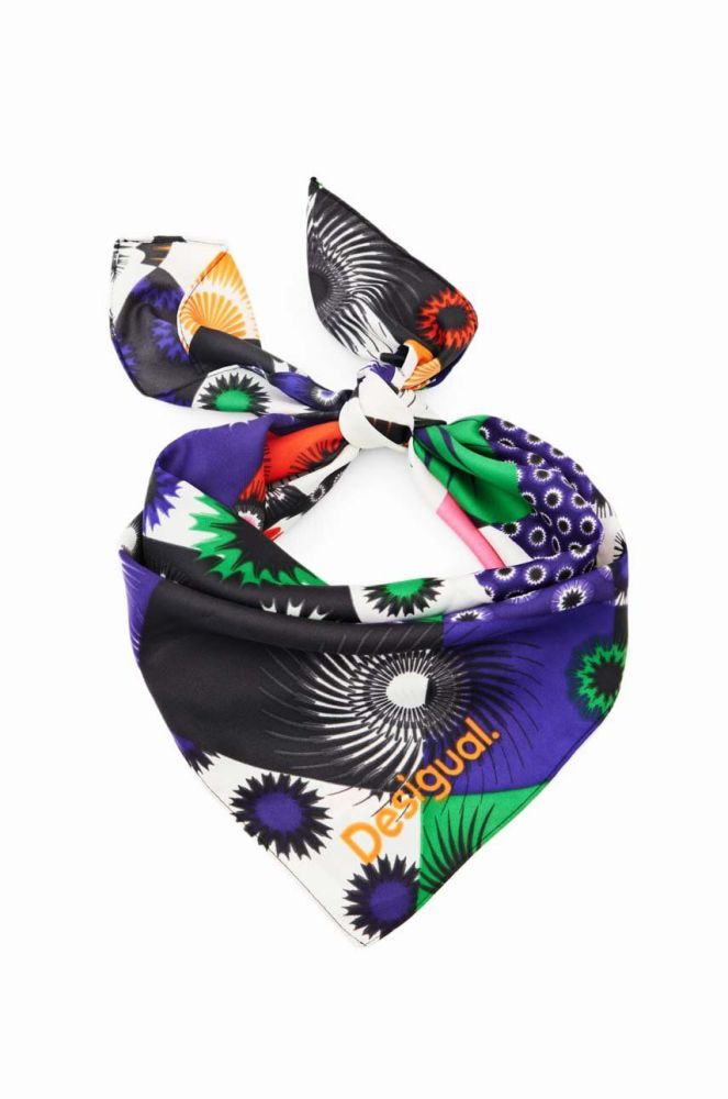 Хустка Desigual жіноча візерунок колір барвистий