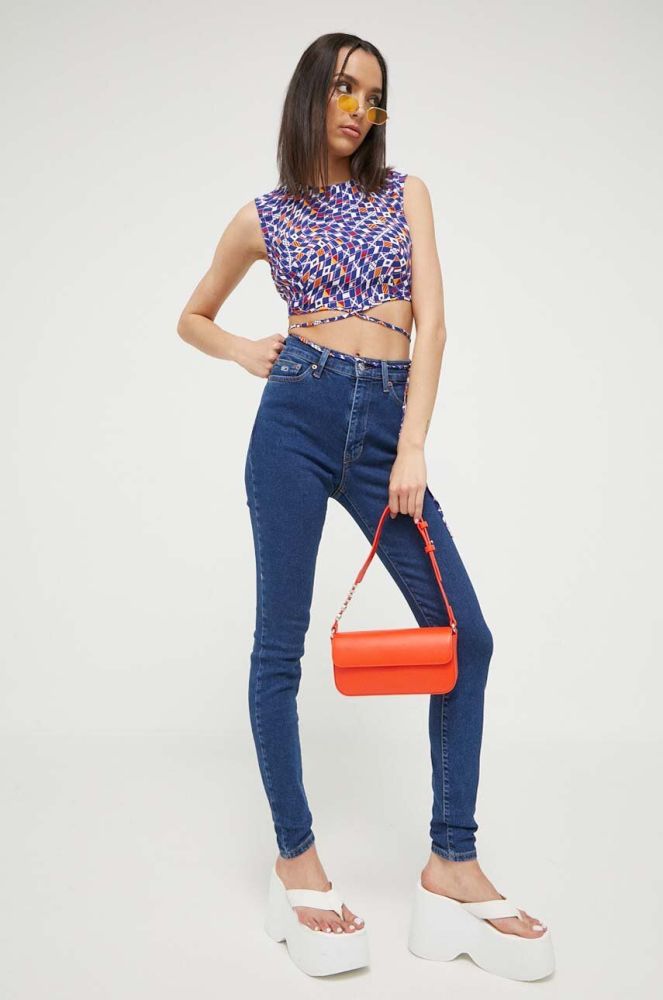Джинси Tommy Jeans жіночі колір синій (3325164)