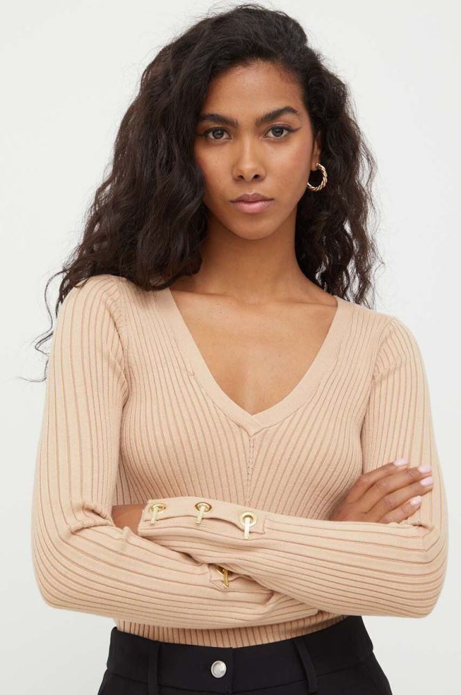 Светр Marciano Guess жіночий колір бежевий легкий (3373435)