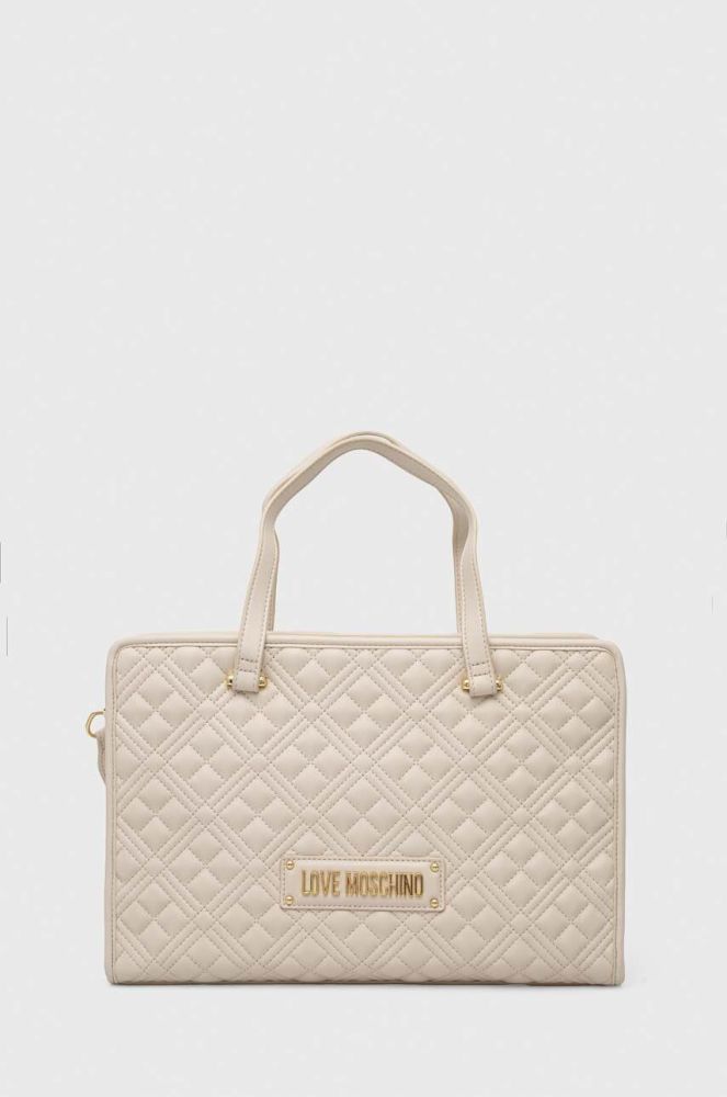 Сумочка Love Moschino колір бежевий (3384207)