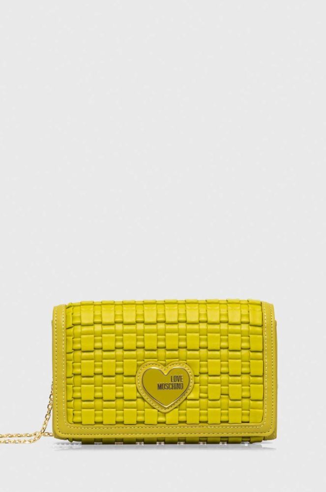 Сумочка Love Moschino колір зелений (3384242)