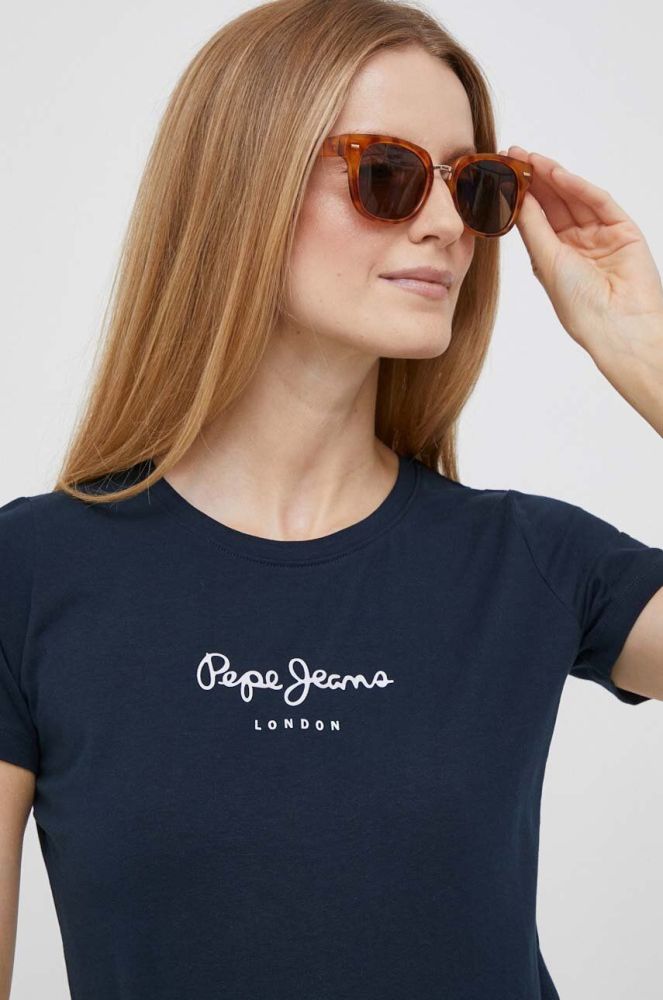 Футболка Pepe Jeans жіночий колір синій (3478395)