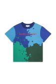 Дитяча бавовняна футболка Marc Jacobs колір зелений візерунок (3426545)