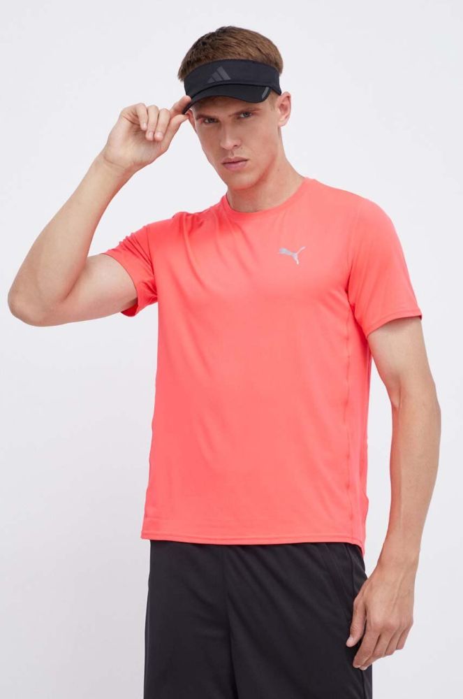 Бігова футболка Puma Cloudspun колір рожевий однотонна
