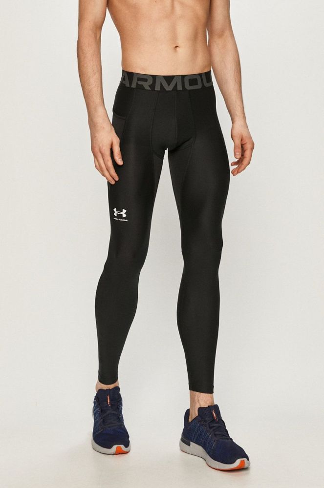 Легінси для тренувань Under Armour чоловічі колір чорний однотонні