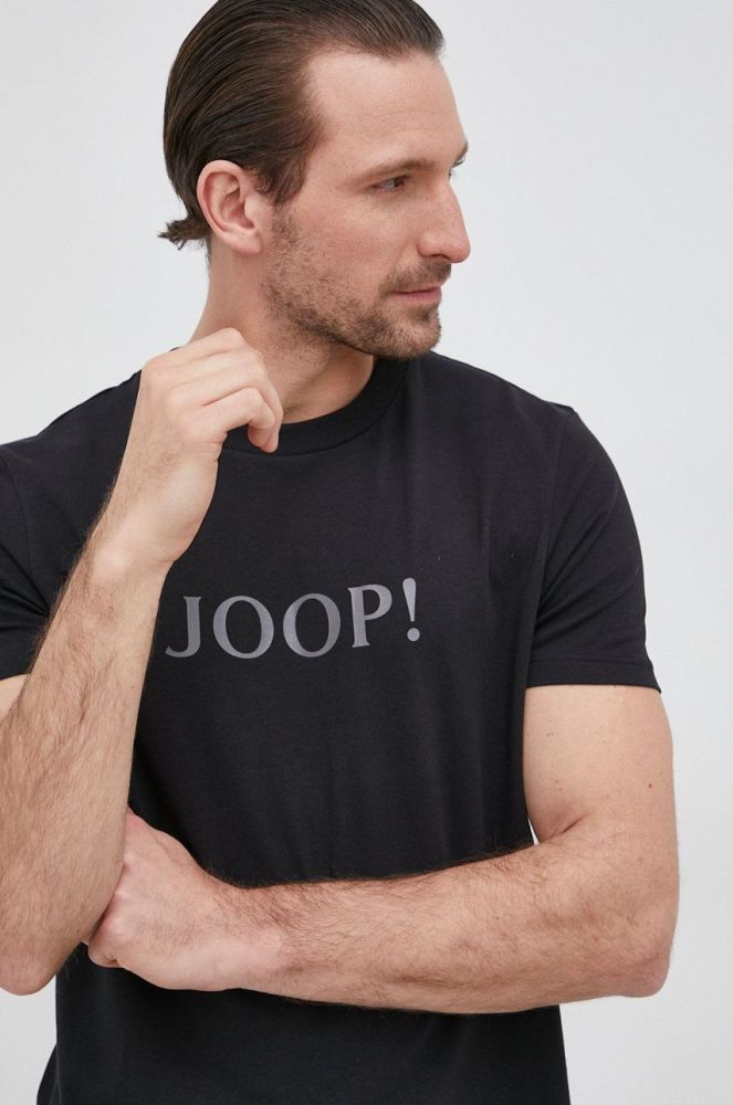 Футболка Joop! чоловіча колір чорний з принтом