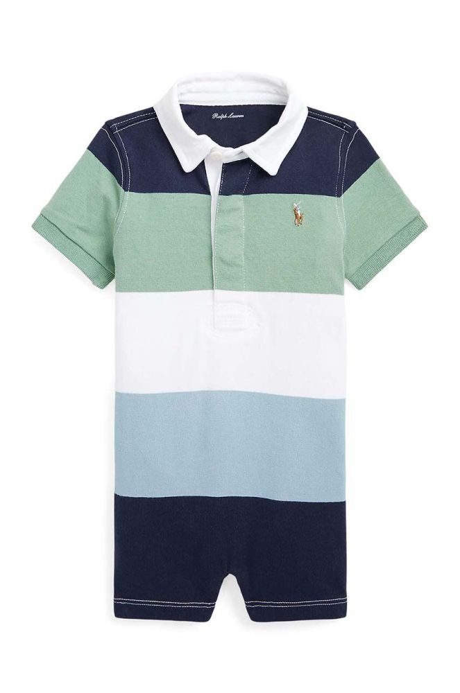 Бавовняний ромпер для немовлят Polo Ralph Lauren колір барвистий (2999957)