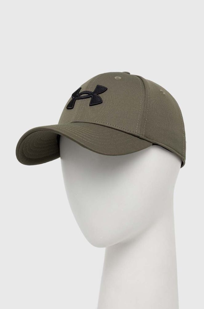 Кепка Under Armour колір зелений з аплікацією