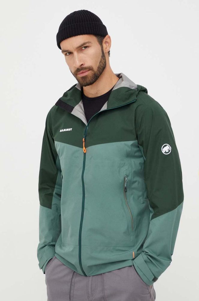 Куртка outdoor Mammut Convey Tour HS колір зелений gore-tex