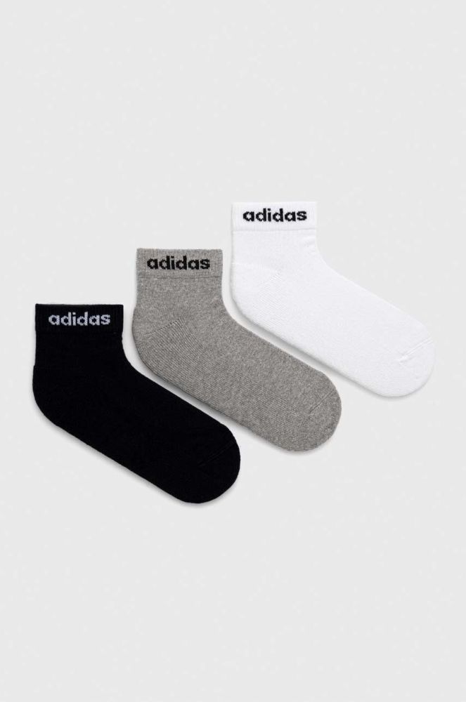 Шкарпетки adidas 3-pack колір чорний (2996410)