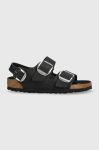 Шкіряні сандалі Birkenstock Milano жіночі колір чорний 1024953-Black