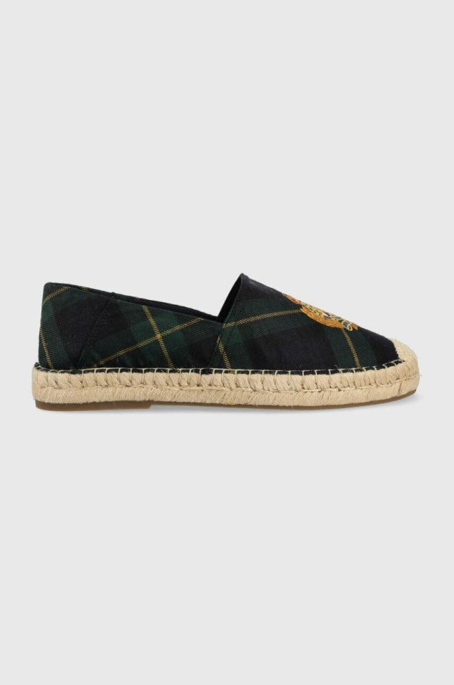 Еспадрилі Polo Ralph Lauren Cevio Slip колір зелений 803893747001