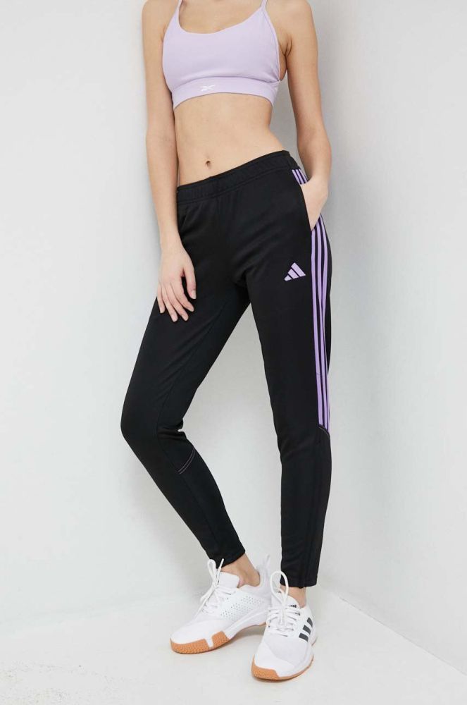 Штани для тренувань adidas Performance Tiro 23 колір чорний з аплікацією (2992650)