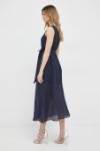 Сукня Armani Exchange колір синій maxi розкльошена