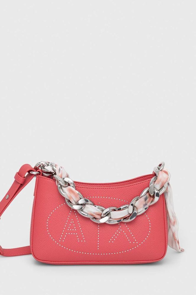 Сумочка Armani Exchange колір рожевий (3207966)
