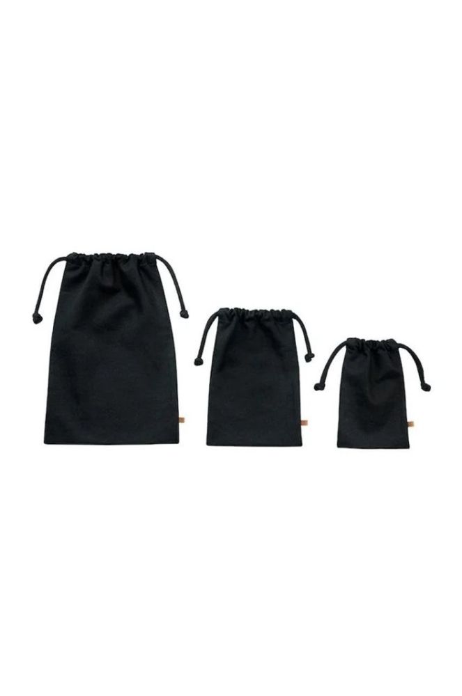 Мішечок MUUV. Just In Case (3-pack) колір чорний однотонний